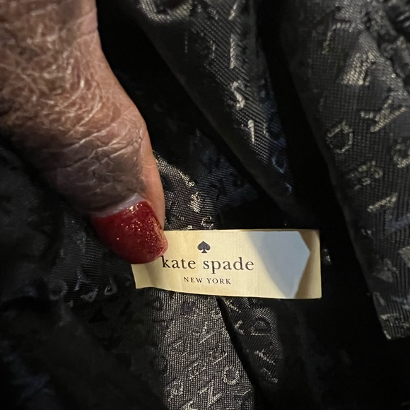 Kate Spade Black Pebbled Leather Backpack - Picture 10 of 11